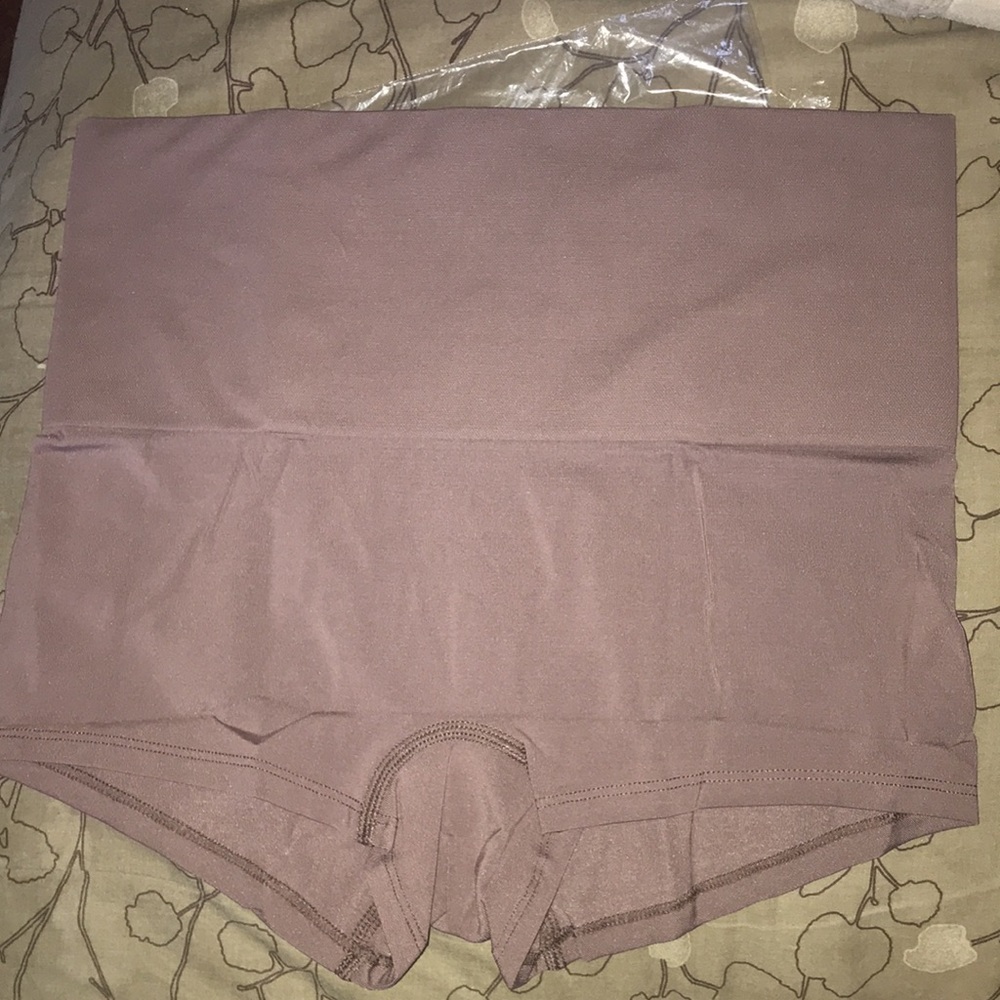 Victoria’s Secret brand new high waisted compression panties, light mauve, large